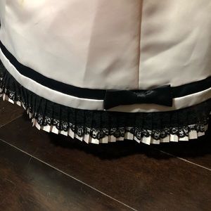 Jessica McClintock short strapless cocktail dress